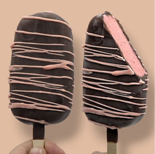 Paleta Crema de Frutillas * PCFRP