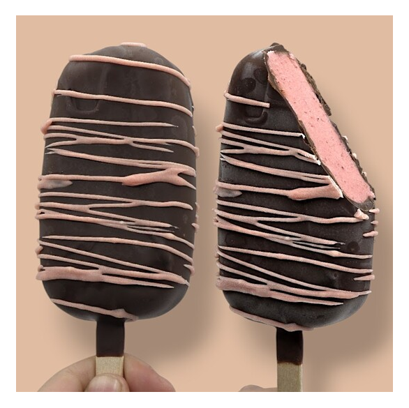 Paleta Crema de Frutillas * PCFRP